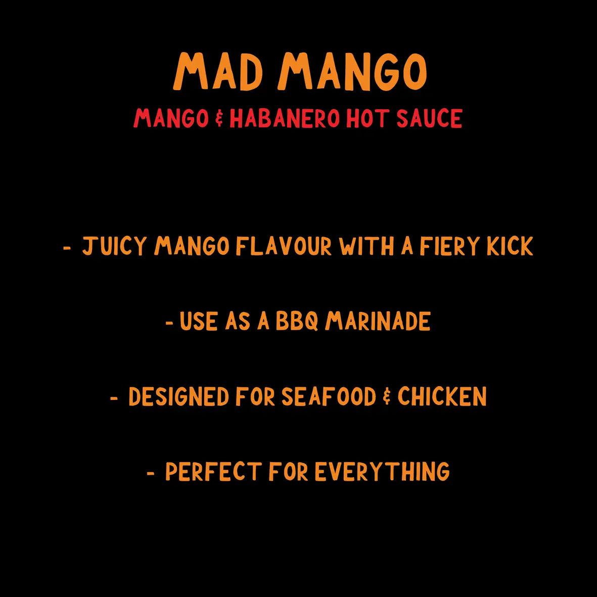 Mad Mango (Mango & Habanero Hot Sauce)